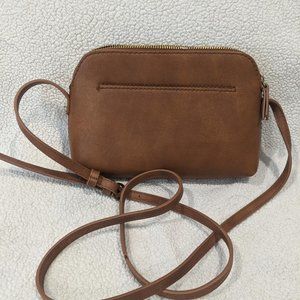 Universal Thread Good Co Faux Brown Leather Crossbody Purse
